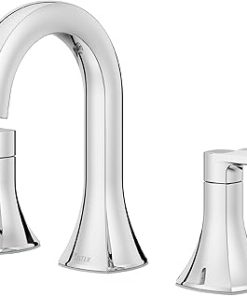 Pfister Vaneri Bathroom Sink Faucet, 8-Inch Widespread, 2-Handle, 3-Hole, Polished Chrome Finish, LF049VRICC