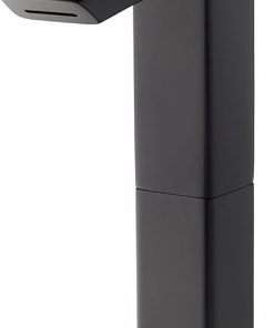 Pfister LG40DF1B Kenzo Single Control Vessel Bathroom Faucet, Matte Black,1-Hole
