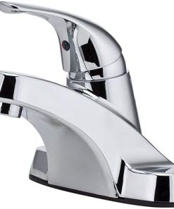 Pfister LJ142800C Pfirst Series Single Control Centerset Bathroom Faucet in Polished Chrome