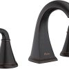 Pfister LG49-WN2 Winter Park 1.2 GPM Widespread Bathroom Faucet with Pop-Up Drain Assembly – Brushed Gold 3