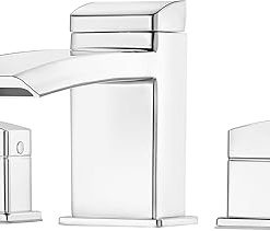 Pfister RT65D1C Kenzo Roman Tub Faucet with Trim Only, Polished Chrome