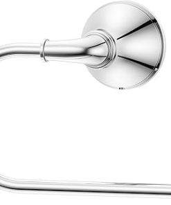 Pfister Visalia Towel Ring, Hand Towel Holder for Bathroom, Wall-Mounted, Screw-In, Polished Chrome Finish, BRBVSL0C