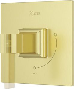 Pfister R89-1VRVBG Tub and Shower Faucets and Accessories, Brushed Gold