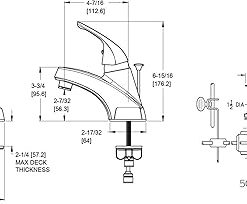 Pfister LG1427000 Pfirst Series Single Control 4 Inch Centerset Bathroom Faucet in Polished Chrome, Water-Efficient Model 2