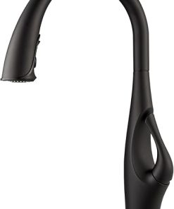 Pfister GT529-IHB Kai 1-Handle Pull-Down Kitchen Faucet Matte Black