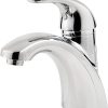 Pfister Capistrano Bathroom Sink Faucet, 8-Inch Widespread, 2-Handle, 3-Hole, Spot Defense Matte Black Finish, LF049CSOSDB 4