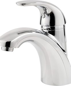 Pfister Parisa Bathroom Sink Faucet, Single Control, 1-Handle, Single Hole, Polished Chrome Finish, LF042PRCC