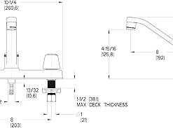 Price Pfister Pfirst Series Kitchen Faucet 2-Handle Chrome with Sprayer, G1354000 2