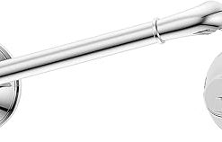 Pfister Visalia Toilet Paper Holder, Bathroom Tissue Roll Holder, Wall-Mounted, Screw-In, Polished Chrome Finish, BPHVSL0C 2