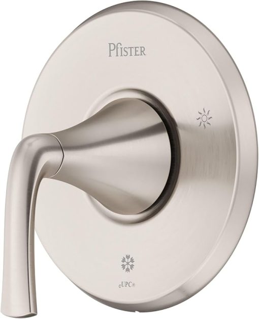 Pfister R89-1MCA McAllen Pressure Balanced Valve Trim Only with Single Lever Handle, Pforever Seal Cartridge, and Secure Pfit Anti Wobble Handle - Less Rough In - Spot Defense Brushed Nickel - Image 2