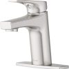 Pfister LG1426000 Pfirst Series Single Control 4 Inch Centerset Bathroom Faucet in Polished Chrome, Water-Efficient Model 4