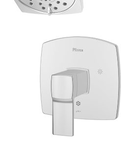 Pfister Deckard Bathroom Tub Shower Faucet Polished Chrome (Valve Not Included) LG898DAC