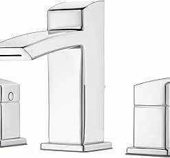 Pfister LG49DF2C Kenzo 2-Handle 8" Widespread Bathroom Faucet, Polished Chrome