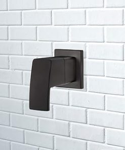 Pfister Kenzo Diverter Trim, Valve Not Included, 1-Handle, Mounting Hardware Included, Metal, Matte Black Finish, 016DF0B 2