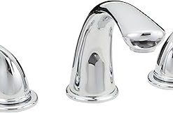 Pfister Pfirst Series Roman Tub Trim, Valve Not Included, 2-Handle, 3-Hole, Polished Chrome Finish, 1T65100