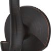 Pfister Saxton Double Hook Bathroom Towel Hook, Wall-Mounted, Screw-In, Tuscan Bronze Finish, BRHGL1Y 3