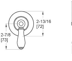 Pfister S103200 Three Handle Porcelain Lever Rebuild Kit 2