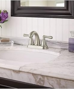 Pfister F-048-CNKK Canton 4″ Centerset Two Handle High Arc Bathroom Faucet – Brushed Nickel 2