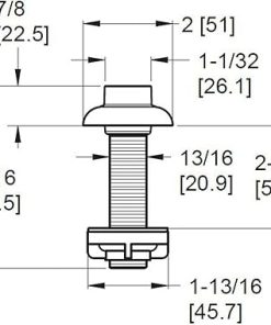 Pfister 961-004Y Amherst 34 Series Side Spray Mounting Flange with Hardware, Tuscan Bronze 2