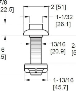 Pfister 961004A Side Spray Mounting Assembly, Polished Chrome 2