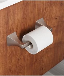 Pfister BPH-SSQ Soft Square Toilet Paper Holder – Brushed Gold 2