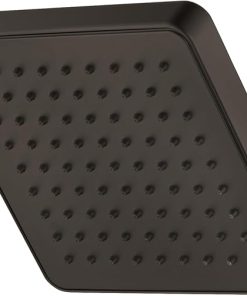 Pfister Square Raincan Shower Head (Arm & Flange Not Included), Single Function, 7-Inch, Tuscan Bronze Finish, 973228Y