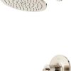 Pfister USH-04SHW Modern Square 1.75 GPM Single Function Rain Shower Head – Matte Black 3
