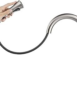 Pfister Antrom Kitchen Faucet with Pull Down Sprayer and Soap Dispenser, Single Handle, High Arc, Spot Defense Stainless Steel Finish, F5297AOGS 2
