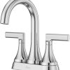 Pfister LG40YP0C Ashfield Single Control Vessel Bathroom Faucet in Polished Chrome, Water-Efficient Model 4