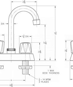 Pfister Pfirst Series 2-Handle Bar/Prep Kitchen Faucet, Polished Chrome 2