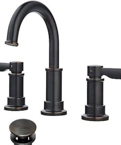 Breckenridge 8 Widespread Bathroom Faucet in Tuscan Bronze 2