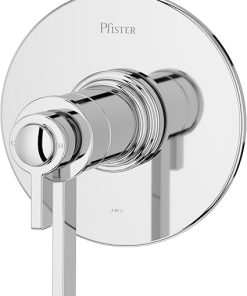 Pfister R89-WN Winter Park Thermostatic Valve Trim Only with Dual Lever Handles and Volume Control - Less Rough In - Polished Chrome