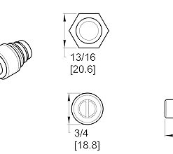 Pfister 910-6710 Stem I Stp with Packing 2