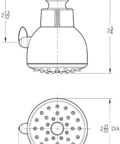 Pfister Bell Showerhead, Polished Chrome 2