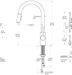 Pfister Stellen Touchless Kitchen Faucet with Pull Down Sprayer, Single Handle, High Arc, Stainless Steel Finish, LG529ESAS 2