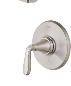 Pfister Northcott Tub & Shower Trim Kit (Valve Not Included), 1-Handle, Brushed Nickel Finish, LG898MGK
