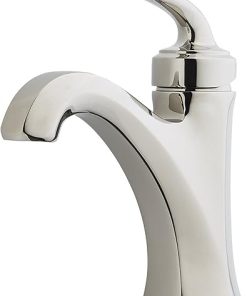 Price Pfister LG42-DE0D Pfister Arterra single Control 4 inch Centerset Bathroom Faucet In Polished Nickel, 1.2Gpm,