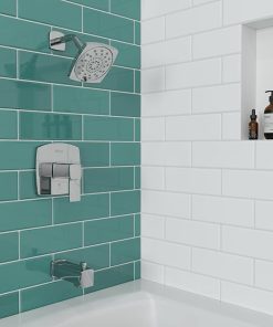 Pfister Deckard Bathroom Tub Shower Faucet Polished Chrome (Valve Not Included) LG898DAC 2