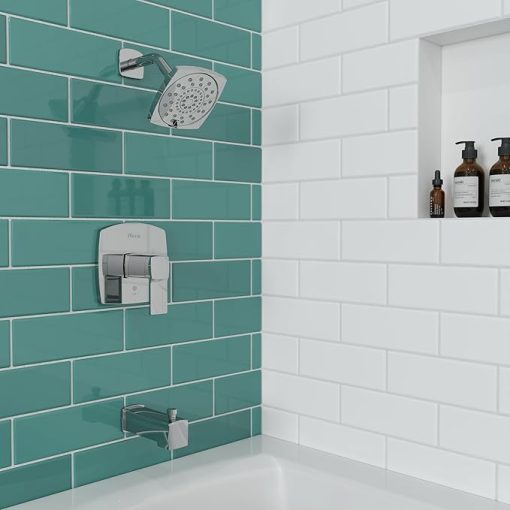 Pfister Deckard Bathroom Tub Shower Faucet Polished Chrome (Valve Not Included) LG898DAC - Image 2