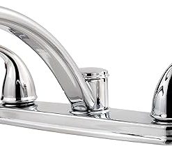 Pfister LF0353THC Delton 2-Handle Kitchen Faucet, Polished Chrome, 1.8 gpm