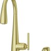 Pfister Ashfield Kitchen Faucet with Side Sprayer and Soap Dispenser, Single Handle, High Arc, Tuscan Bronze Finish, LG264YPY 3