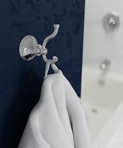 Pfister Visalia Towel Hook, Bathroom Towel Hook, Wall-Mounted, Screw-In, Polished Chrome Finish, BRHVSL0C 2