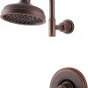 Pfister Contempra Round Raincan Shower Head, Arm Not Included, Single Function, Polished Chrome Finish, 015CK11 3