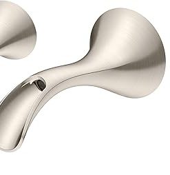 Pfister LG49-RH2K Rhen 8" Waterfall Wall Mount Bathroom Sink Faucet, Brushed Nickel