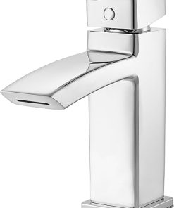 Pfister LG42DF1C Kenzo Single Control 4" Centerset Bathroom Faucet, Polished Chrome, 1-Hole