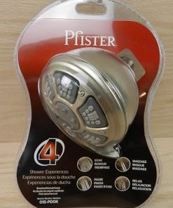 Pfister Pasadena 4-Spray 5 in. Showerhead in Brushed Nickel 015-PD0K