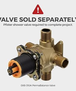 Pfister Pfirst Series Tub & Shower Trim Kit (Valve Not Included), 1-Handle, Polished Chrome Finish, LG890300 2