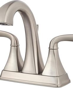 Pfister LG48BS0K Bronson 2-Handle Bathroom Faucet, 4" Centerset, Brushed Nickel
