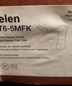 Pfister RT65MF Kelen Deck Mounted Roman Tub Filler Trim with Metal Lever Handles - Brushed Nickel