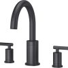 Pfister Contempra 2-Handle Roman Tub Faucet Matte Black RT65NCB